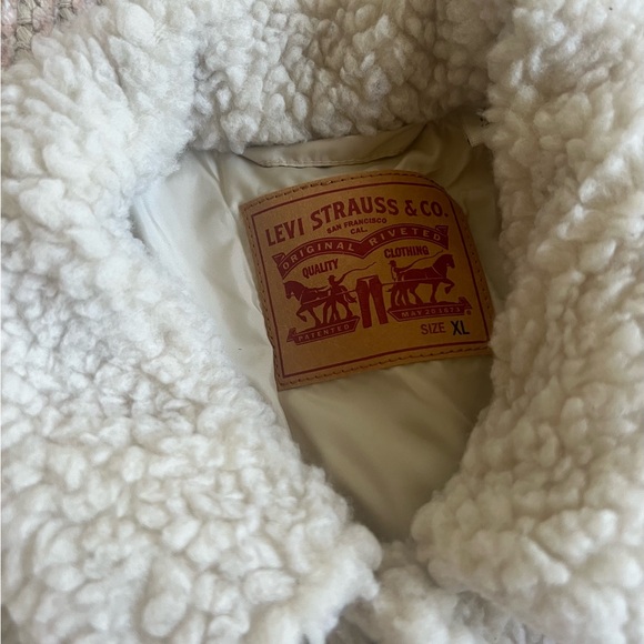 Sherpa Fleece Jacket - Cream - Picture 2 of 4